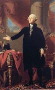 Gilbert Stuart George Washington china oil painting artist